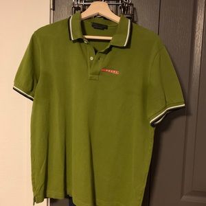 Authentic Men’s Prada Polo (Olive Green)